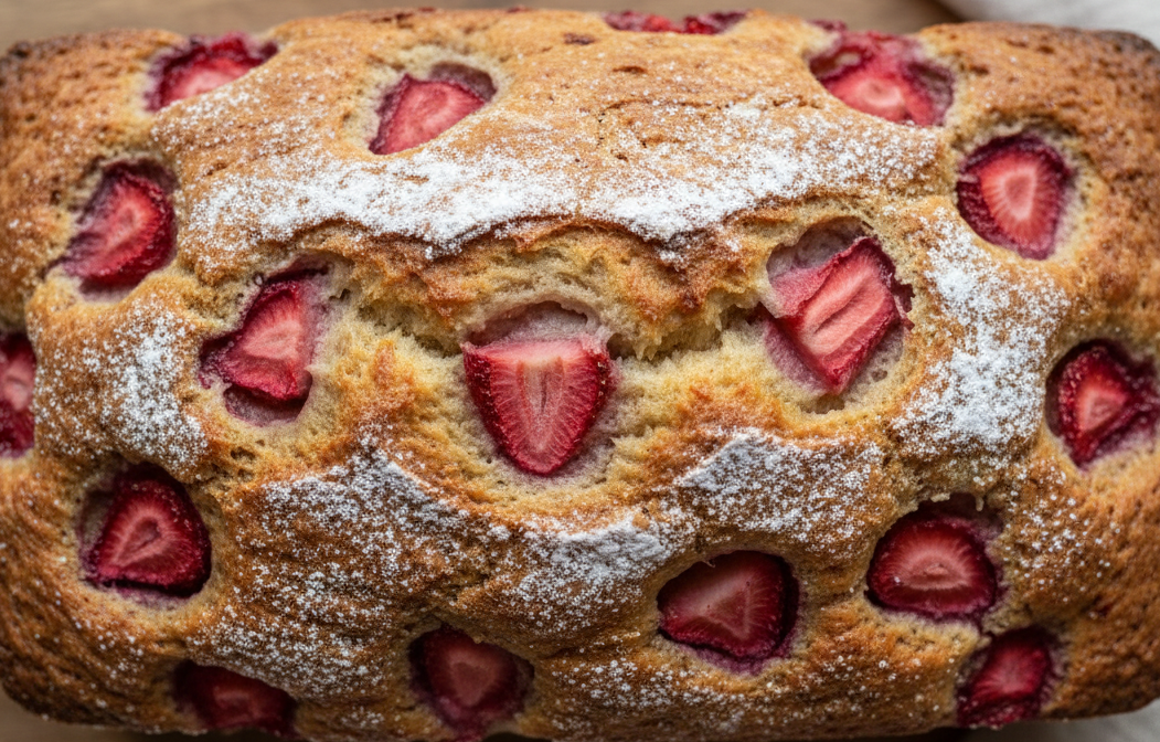 Strawberry Protein Loaf 🍓🍞