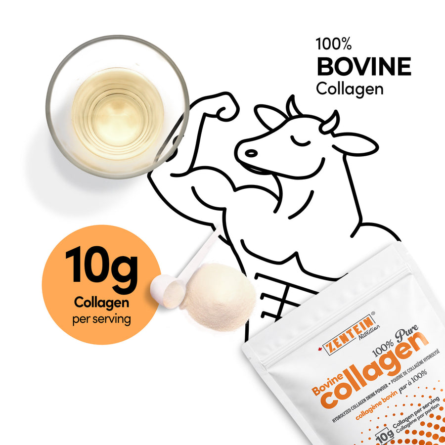 Pure Bovine Collagen - Hydrolyzed Collagen Drink Powder