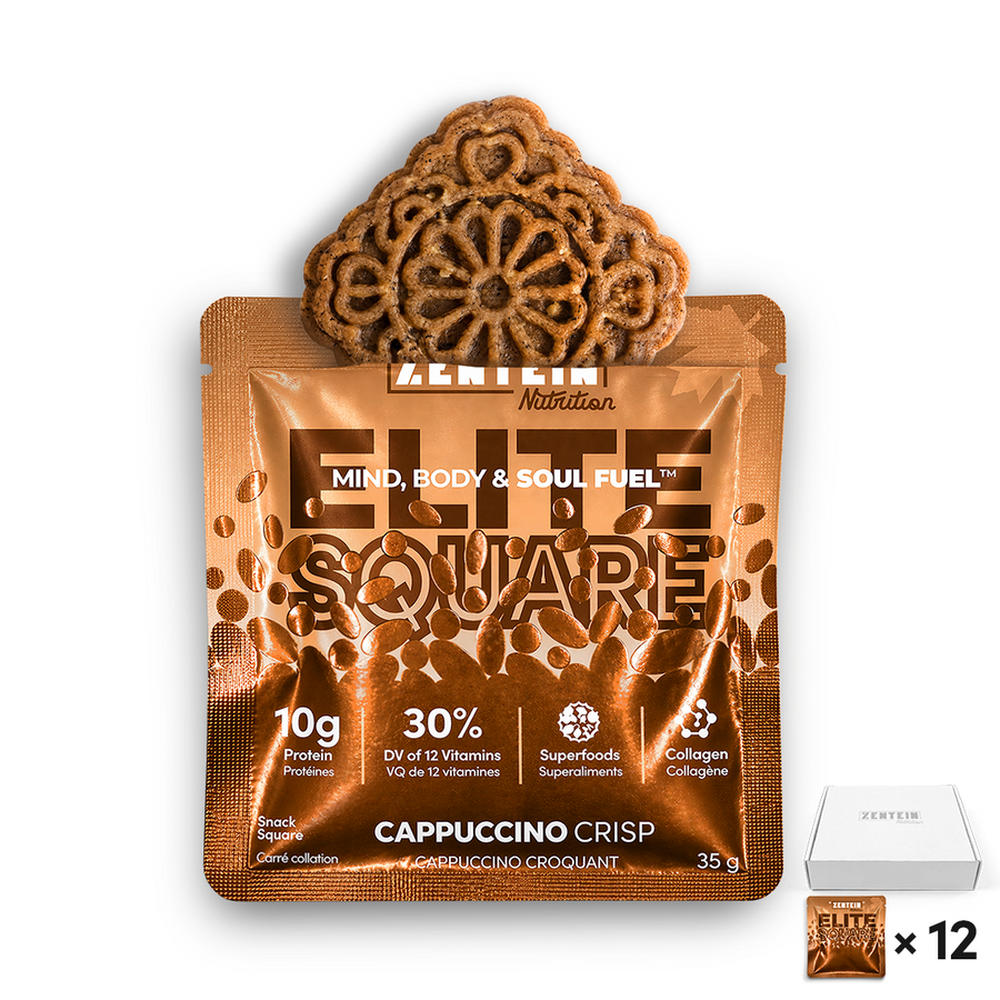 Cappuccino Crisp Elite Squares (Box of 12)