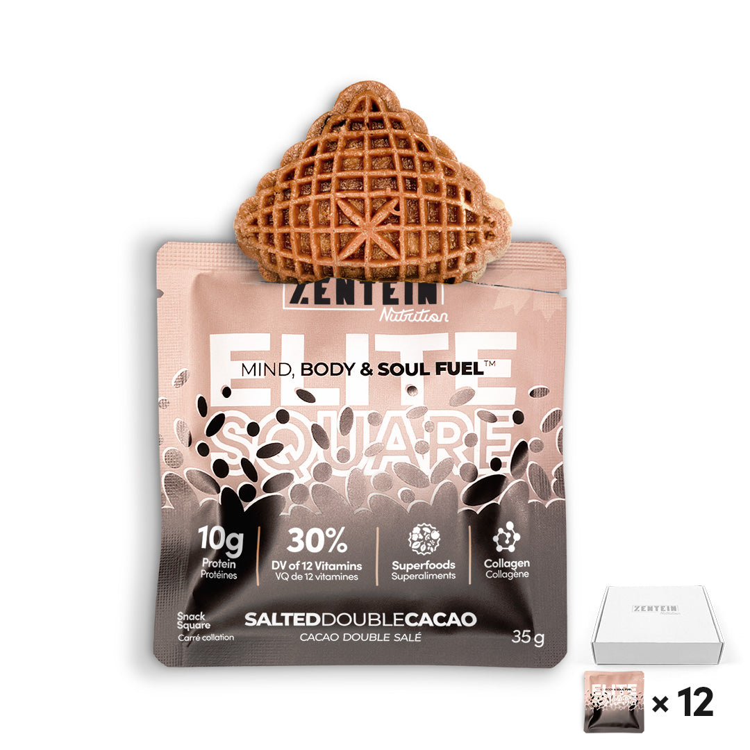 Salted Double Cacao Elite Squares (Box of 12)