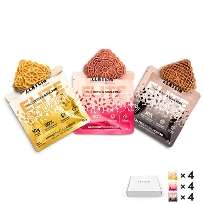 Elite Squares - Assorted (Box of 12)