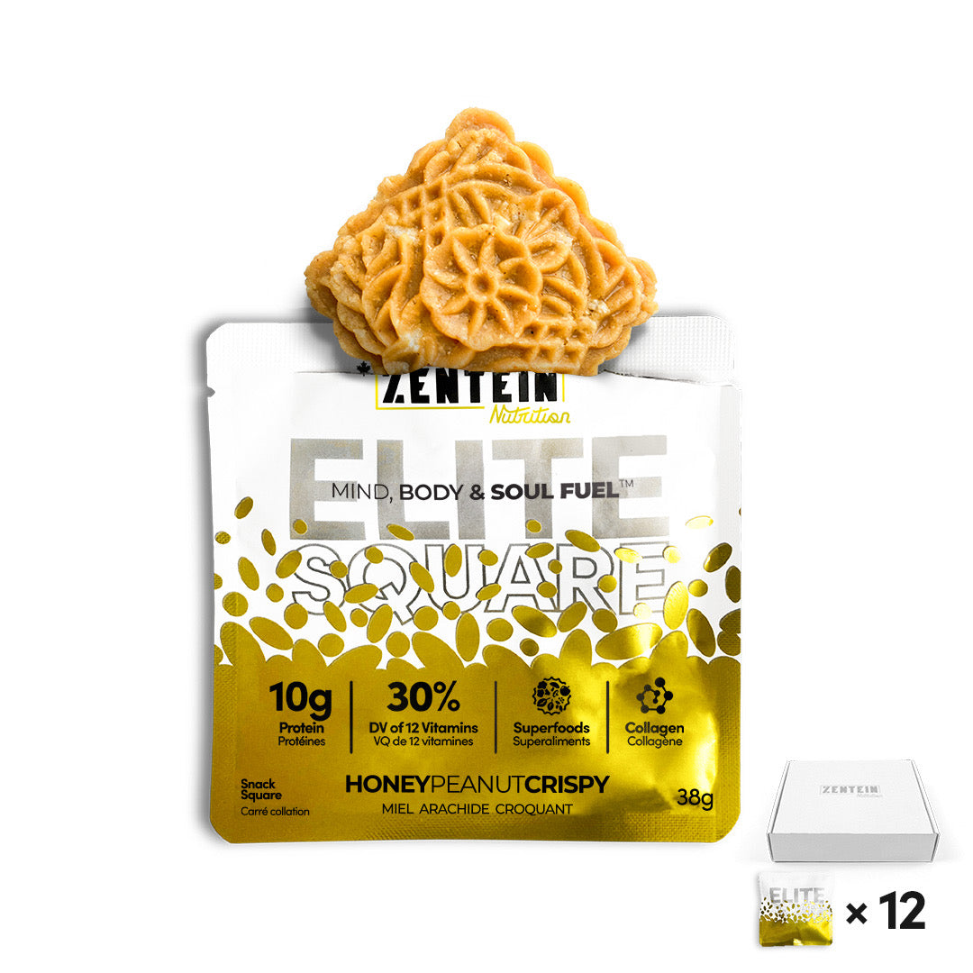 Honey Peanut Crispy Elite Squares (Box of 12)