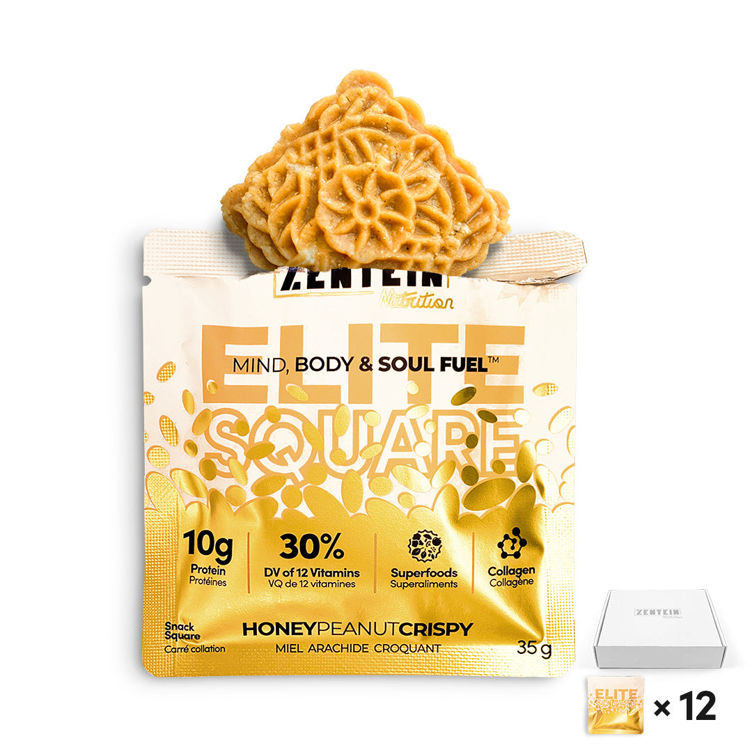 Honey Peanut Crispy Elite Squares (Box of 12)