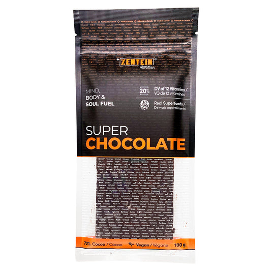 Super Chocolate - Coffee Bean (12 servings/chocolate per bar)