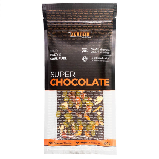 Super Chocolate - Almonds, Mango, Dates, and Pumpkin Seed (12 servings/chocolate bar)