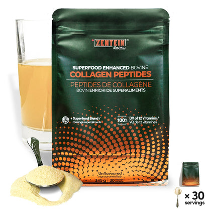 Superfood Collagen Peptide Protein Powder (30 servings/pouch)
