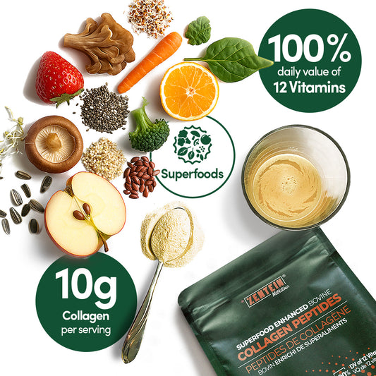 Superfood Collagen Peptide Protein Powder (30 servings/pouch)