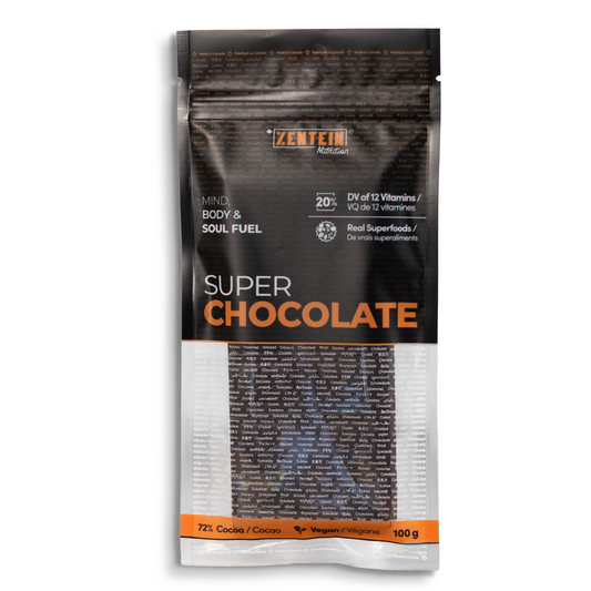 Super Chocolate - Sea Salt  (12 servings/chocolate bar)