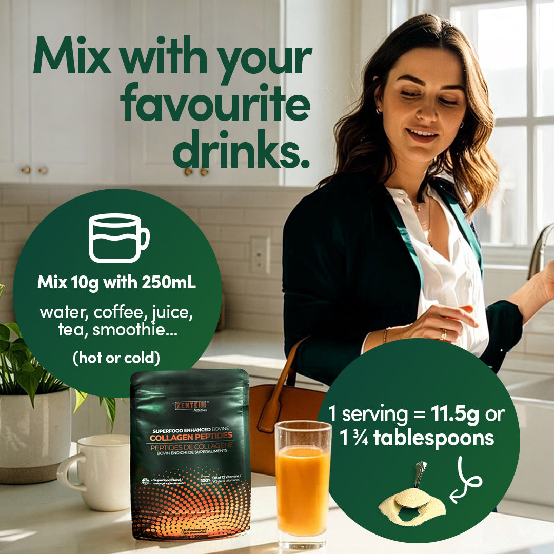 Superfood Collagen Peptide Protein Powder (30 servings/pouch)