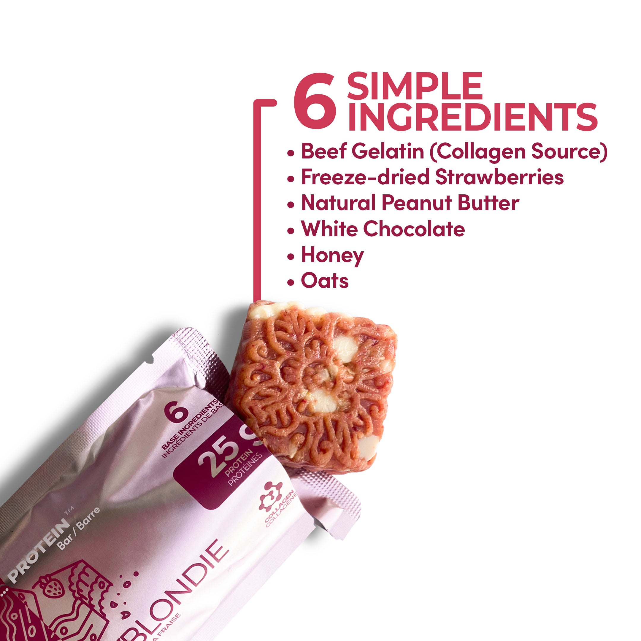 Single Bar - Strawberry Blondie (25 g Protein)