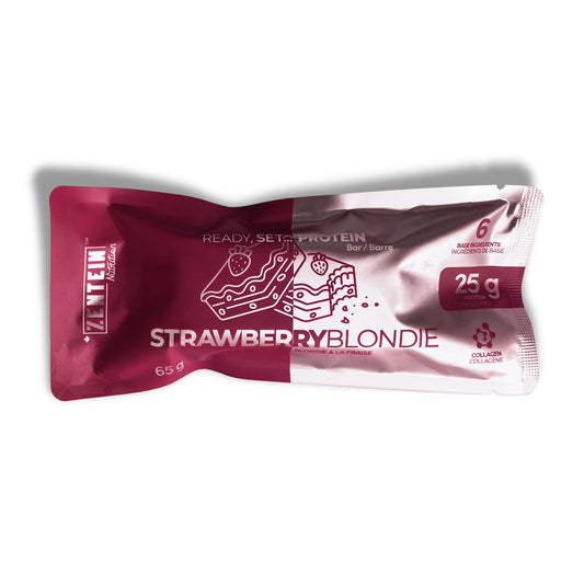 Strawberry Blondie Protein Bar (Box of 12 Protein Bars)