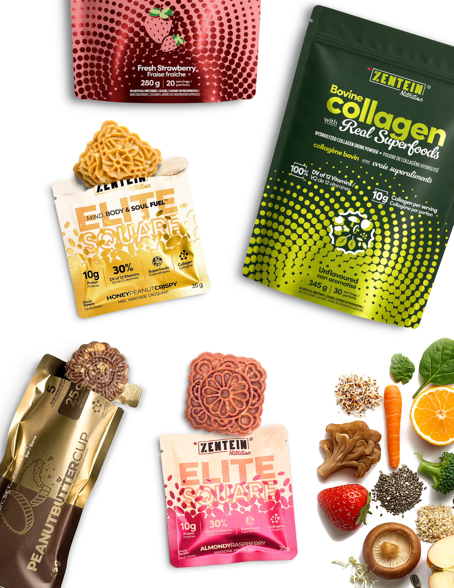 Zentein real-food nutrition products