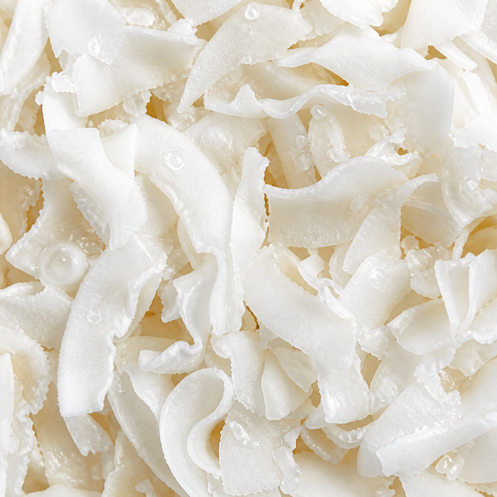 Dried coconut + coconut oil