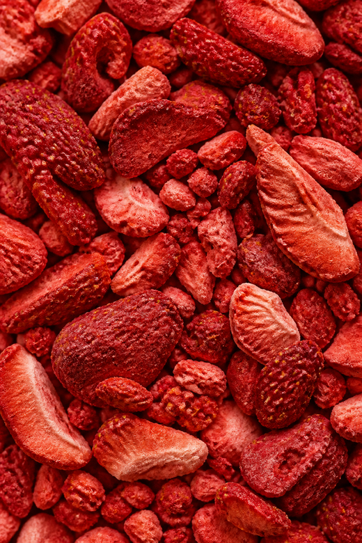 Freeze-dried strawberries